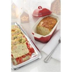Terrine En Céramique émaillée 20,5 Cm Rouge -Cuisine Fournitures Magasin 059124 2 4 Terrine en ceramique emaillee 20 5 cm rouge Mathon
