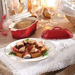 Terrine En Céramique émaillée 20,5 Cm Rouge -Cuisine Fournitures Magasin 059124 3 4 Terrine en ceramique emaillee 20 5 cm rouge Mathon