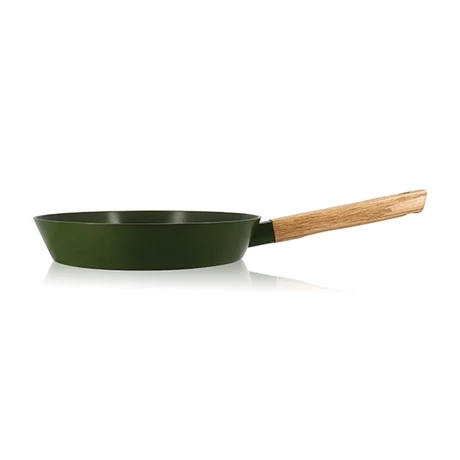 Poêle Ector Induction Aluminium Revêtu Manche En Bois 28 Cm Vert 1 Poêle Ector Induction Aluminium Revêtu Manche En Bois 28 Cm Vert