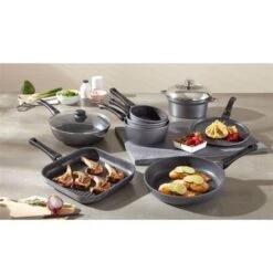 Grande Poêle Revêtement Dur Comme La Pierre 32 Cm -Cuisine Fournitures Magasin 10837 2 2 Grande poele revetement Dur comme la pierre 32 cm Mathon