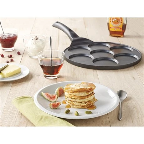Poêle 7 Mini Blinis Ou Pancakes à Induction Fonte 26.5 Cm 3 Poêle 7 Mini Blinis Ou Pancakes à Induction Fonte 26.5 Cm – Image 3