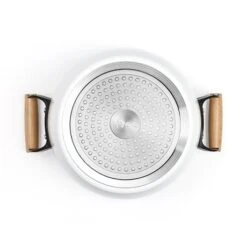 LIVOO Faitout Wood Line Blanc 24 Cm 7 LIVOO Faitout Wood Line Blanc 24 Cm -Cuisine Fournitures Magasin 116000 3 1 Faitout wood line blanc 24 cm Livoo