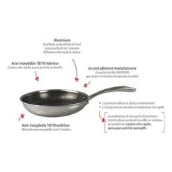 Lot 2 Poêles Anti-adhérentes Olympe 24 Et 28 Cm -Cuisine Fournitures Magasin 129005 4 1 Lot 2 poeles anti adherentes Olympe 24 et 28 cm Baumalu