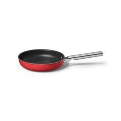 Smeg Poêle Aluminium Antiadhésive 24 Cm Rouge Mat -Cuisine Fournitures Magasin 131017 2 4 Poele aluminium antiadhesive 24 cm rouge mat Smeg