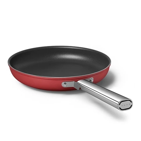 Smeg Poêle Aluminium Antiadhésive 30 Cm Rouge Mat 1 Smeg Poêle Aluminium Antiadhésive 30 Cm Rouge Mat