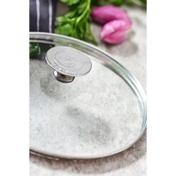 De Buyer Couvercle En Verre Cerclé Inox 18 Cm -Cuisine Fournitures Magasin 147016 2 2 Couvercle en verre cercle inox 18 cm De Buyer