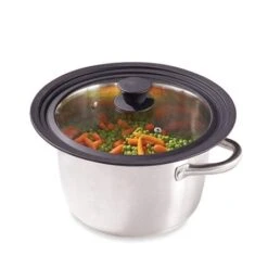 Lot 2 Couvercles En Verre Multi-diamètres De 16 à 28 Cm -Cuisine Fournitures Magasin 14903 2 3 Lot 2 couvercles en verre multi diametres de 16 a 28 cm Mathon