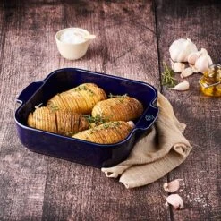 Peugeot Plat Four Carré Céramique Bleu 36 Cm -Cuisine Fournitures Magasin 201182 2 2 Plat four carre ceramique bleu 36 cm Peugeot