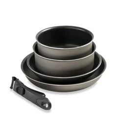 Set 2 Poêles Et 2 Casseroles Anti-adhésives Délice Et Manche Amovible -Cuisine Fournitures Magasin 20215 3 3 Set 2 poeles et 2 casseroles anti adhesives Delice et manche amovible Mathon
