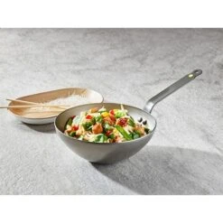 De Buyer Wok Minéral B 24 Cm -Cuisine Fournitures Magasin 211022 2 1 Wok Mineral B 24 cm De Buyer