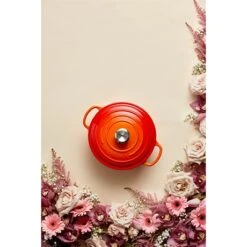 Le Creuset Cocotte Fonte Rond 24 Cm Volcanique -Cuisine Fournitures Magasin 213180 4 3 Cocotte fonte rond 24 cm volcanique Le Creuset