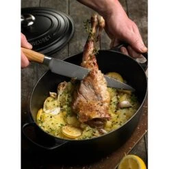 Meilleures ventes -Cuisine Fournitures Magasin 213195 1 2 Cocotte fonte ovale 27 cm noir Le Creuset