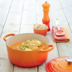 Le Creuset Cocotte Fonte Rond 20 Cm Volcanique -Cuisine Fournitures Magasin 213212 2 2 Cocotte fonte rond 20 cm volcanique Le Creuset
