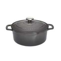 Cocotte Sublime Fonte Rond 6,1 L 28 Cm Grise