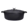 Cocotte Sublime Fonte Ovale 6 L 31 Cm Noir