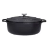 Cocotte Sublime Fonte Ovale 7,1 L 33 Cm Noir