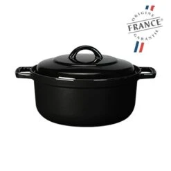Invicta Cocotte Bistrot Noir 2 à 4 Personnes 20 Cm -Cuisine Fournitures Magasin 213258 0 3 Cocotte bistrot noir 2 a 4 personnes 20 cm Invicta