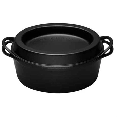 Le Creuset Cocotte Fonte Ovale Doufeu 32 Cm 7,2 L Noir Mat 1 Le Creuset Cocotte Fonte Ovale Doufeu 32 Cm 7,2 L Noir Mat