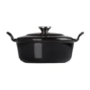 Le Creuset Cocotte Fonte Ronde Plume 24 Cm 2,4 L Noir