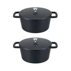 Set De 2 Mini Cocottes Rondes 10 Cm