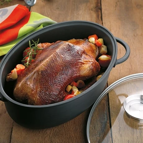 Cocotte à Braiser En Fonte D'aluminium Kerros 8 L 2 Cocotte à Braiser En Fonte D'aluminium Kerros 8 L – Image 2