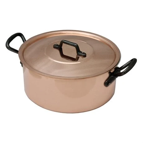 Faitout Avec Couvercle En Cuivre Massif 28 Cm 1 Faitout Avec Couvercle En Cuivre Massif 28 Cm