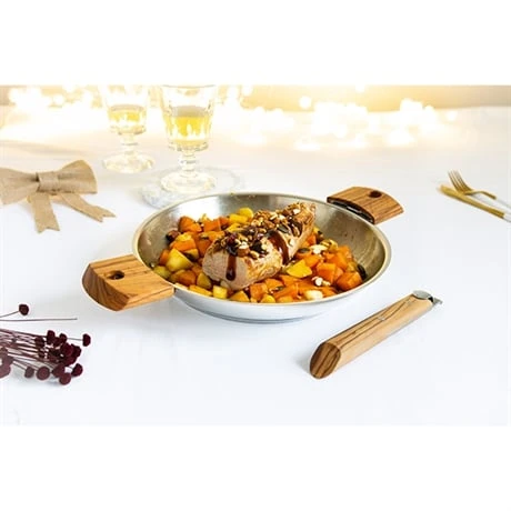 Poêle Haute Inox Mutine 24 Cm 2 Poêle Haute Inox Mutine 24 Cm – Image 2