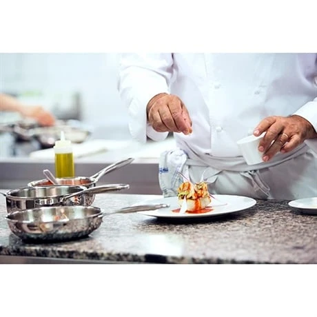 Poêle Sautoir Inox Castel'Pro 20 Cm 2 Poêle Sautoir Inox Castel'Pro 20 Cm – Image 2