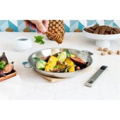 Poêle Inox Strate 24 Cm -Cuisine Fournitures Magasin 271141 3 4 Poele inox Strate 24 cm Cristel