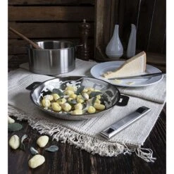 Poêle Inox Strate 28 Cm -Cuisine Fournitures Magasin 271143 3 4 Poele inox Strate 28 cm Cristel