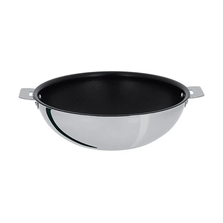 Wok Inox Revêtu Casteline 28 Cm 1 Wok Inox Revêtu Casteline 28 Cm