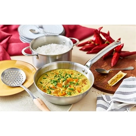 De Buyer Sauteuse Inox 24 Cm Bombée Alchimy 2 De Buyer Sauteuse Inox 24 Cm Bombée Alchimy – Image 2