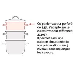 Panier Pour Cuiseur Vapeur Inox 26 Cm 5 Panier Pour Cuiseur Vapeur Inox 26 Cm -Cuisine Fournitures Magasin 274019 2 5 Panier pour cuiseur vapeur inox 26 cm Mathon