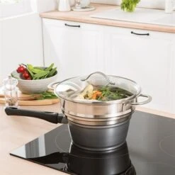 Panier Vapeur Multidiamètre 20, 22, 24 Cm -Cuisine Fournitures Magasin 274020 2 2 Panier vapeur multidiametre 20 22 24 cm Mathon