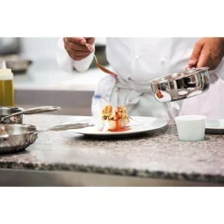 Casserole Inox Castel'Pro 20 Cm -Cuisine Fournitures Magasin 274062 3 4 Casserole inox Castel Pro 20 cm Cristel