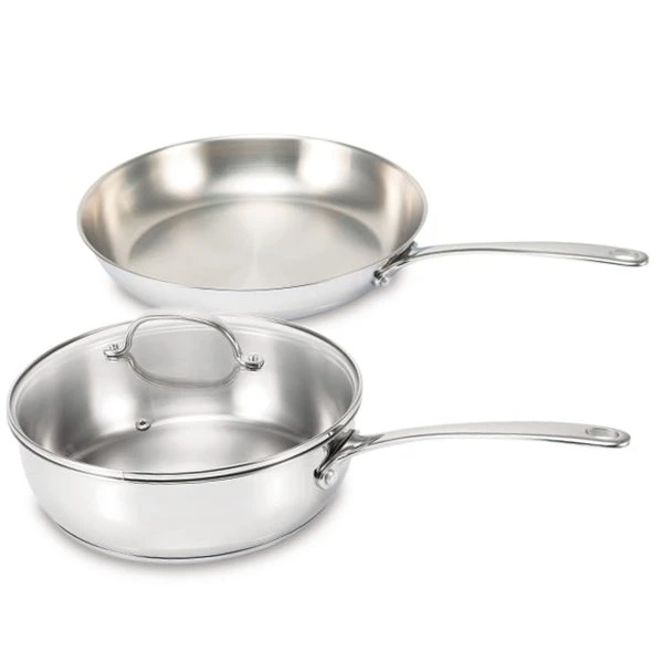 BEKA Lot Poêle Et Sauteuse Inox Belvia 24 Cm 1 BEKA Lot Poêle Et Sauteuse Inox Belvia 24 Cm