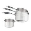 Lot De 4 Casseroles Excell'inox 14, 16, 18, 20 Cm