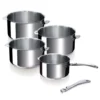 BEKA Set De 4 Casseroles Evolution 14, 16, 18 Et 20cm Et 2 Manches Inox