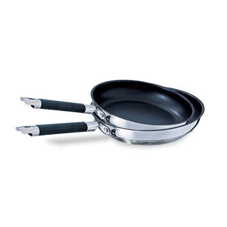 Lot 2 Poêles Antiadhésives Rapid Cook Inox 20 Et 24 Cm 1 Lot 2 Poêles Antiadhésives Rapid Cook Inox 20 Et 24 Cm