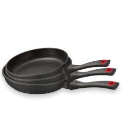 BEKA Lot De 3 Poêles 20, 24, 28 Cm Energy