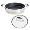 Sauteuse Anti-adhérente Avec Anses Excell’Inox 28 Cm Et Couvercle En Verre