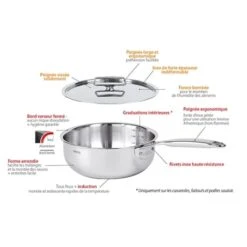 Batterie De Cuisine Inox Castel’Pro -Cuisine Fournitures Magasin 279198 4 1 Batterie de cuisine inox Castel Pro Cristel