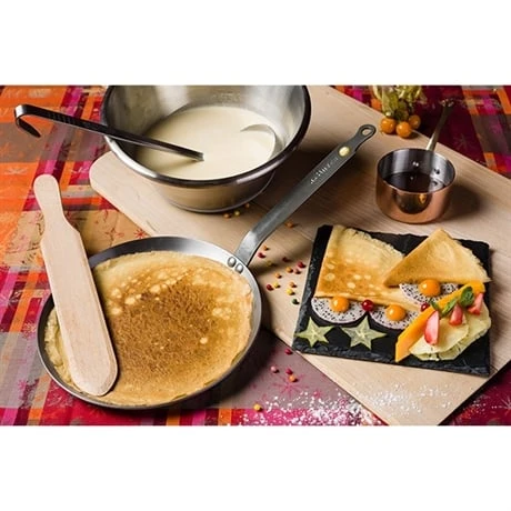 De Buyer Crêpière Tôle De Fer Blanc Minéral B Elément 26 Cm 3 De Buyer Crêpière Tôle De Fer Blanc Minéral B Elément 26 Cm – Image 3