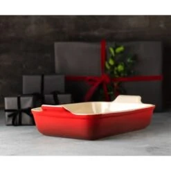 Le Creuset Plat Rectangulaire Céramique 26 Cm Cerise -Cuisine Fournitures Magasin 301015 3 3 Plat rectangulaire ceramique 26 cm Cerise Le Creuset