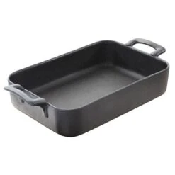 Plat Rectangulaire Belle Cuisine Effet Fonte 30 Cm