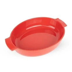 Peugeot Plat à Four Ovale Appolia 40 Cm Rouge