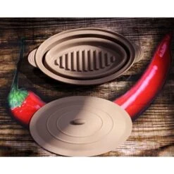 Papillote Rétractable Fond Vapeur En Silicone 30 Cm 1,5 L -Cuisine Fournitures Magasin 35145 3 5 Papillote retractable fond vapeur en silicone 30 cm 1 5 L Mathon