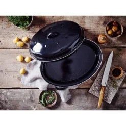 BEKA Roaster émail Roasty Cook 32 Cm -Cuisine Fournitures Magasin 383001 2 1 Roaster email Roasty Cook 32 cm Beka