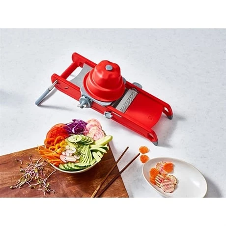 De Buyer Mandoline Swing Plus Rouge 4 De Buyer Mandoline Swing Plus Rouge – Image 4