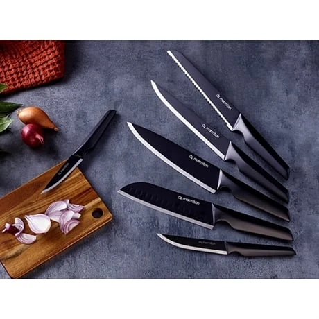 Couteau Santoku 17,5 Cm Noir Passion 2 Couteau Santoku 17,5 Cm Noir Passion – Image 2